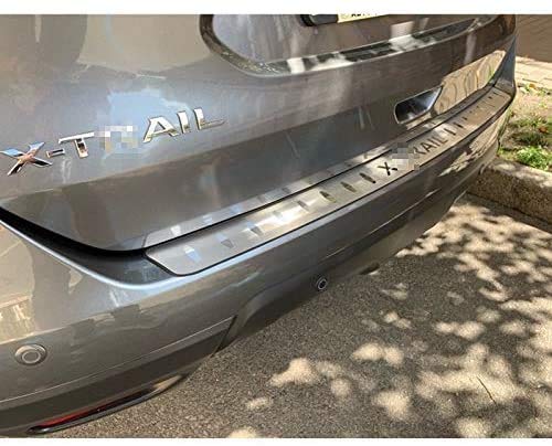 BNHHB Protector de Parachoques del Maletero del Coche para Nissan X-Trail X Trail T32 2014-2019, Accesorios de decoración de Acero Inoxidable Alféizar del Maletero Trasero automático