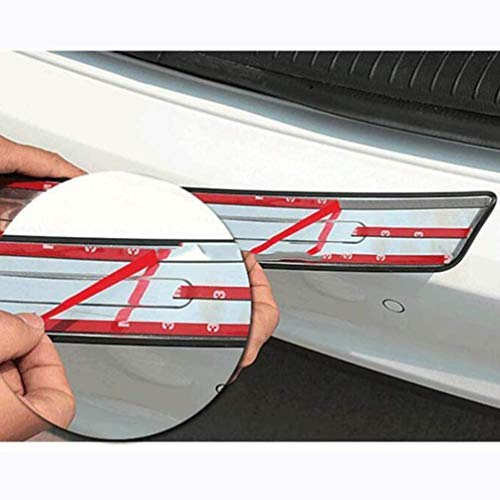 BNHHB Protector de Parachoques del Maletero del Coche para Nissan X-Trail X Trail T32 2014-2019, Accesorios de decoración de Acero Inoxidable Alféizar del Maletero Trasero automático