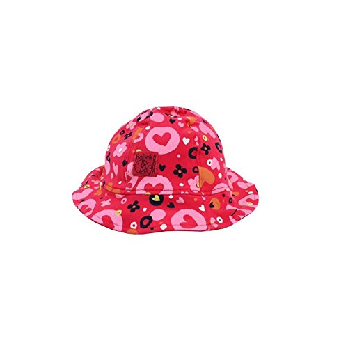 boboli 805081 Gorra, Multicolor (Estampado Flores/Corazones), One Size (Tamaño del Fabricante:XS/46) para Bebés