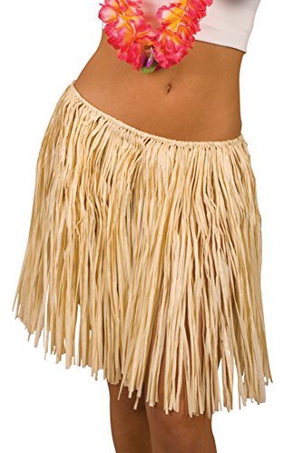 Boland 52429 - Hawaii Falda Bast, Alrededor de 45 cm, un tamaño, Color Beige