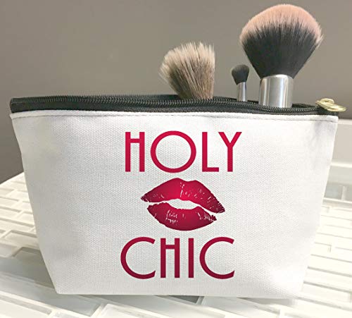 Bolsa de accesorios de la bolsa de Papá Noel Stuffer bolsas de cosméticos con dichos divertidos de viaje único bolsas de maquillaje accesorios bolsas envío gratis