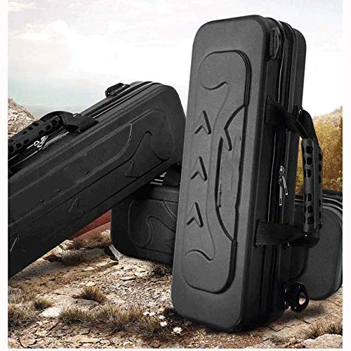 Bolsa de almacenamiento portátil caña de pescar, aparejos de pesca bolsa, aparejos de pesca bolsa de almacenamiento, multifuncional súper resistente al agua dura resistente al desgaste gran capacidad