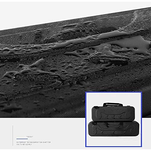 Bolsa de almacenamiento portátil caña de pescar, aparejos de pesca bolsa, aparejos de pesca bolsa de almacenamiento, multifuncional súper resistente al agua dura resistente al desgaste gran capacidad