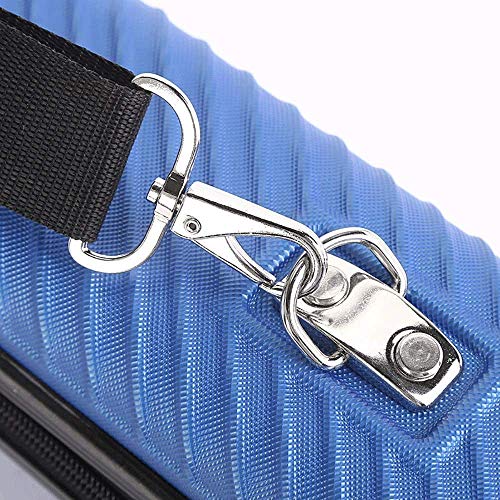 Bolsa de almacenamiento portátil caña de pescar, aparejos de pesca bolsa, aparejos de pesca bolsa de almacenamiento, Negro Mini ultraligero bolsa de polo de cáscara dura impermeable, S: Tamaño 136 * 9