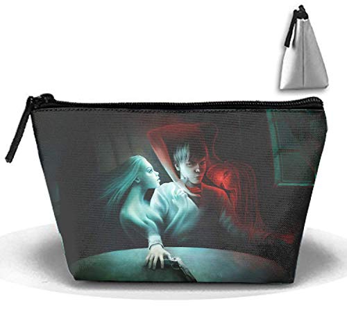Bolsa de cosméticos con cremallera Dark Ghost Toiletry/Travel Bag para cepillos Joyas