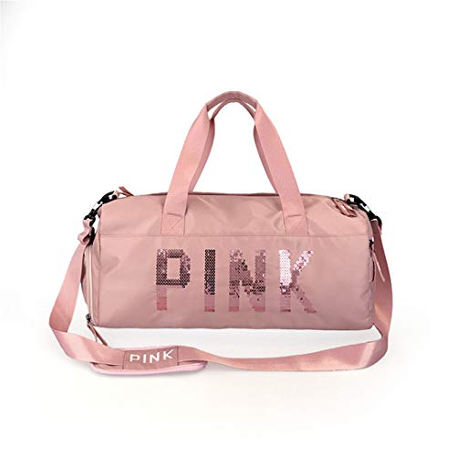 Bolsa de Deporte Rosa Bolso de Viaje para Mujer Bolso Victoria Beach Bolsa de Deporte de Gran Capacidad Bolsa Secret Crossbody Pink