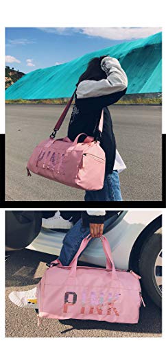 Bolsa de Deporte Rosa Bolso de Viaje para Mujer Bolso Victoria Beach Bolsa de Deporte de Gran Capacidad Bolsa Secret Crossbody Pink