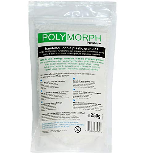 Bolsa de plástico Polymorph, moldeable a mano, 250 g