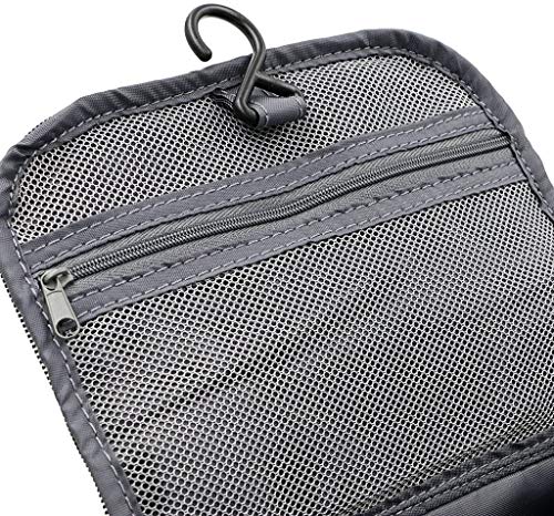 Bolsas de Aseo para Colgar Hombre y Mujer, Boic Bolsa Cosmética Impermeable Bolsa de Baño MultifuncionPortátil Bolsa de Viaje, Neceser de Viaje, Travel Toiletry Bag (Negro)