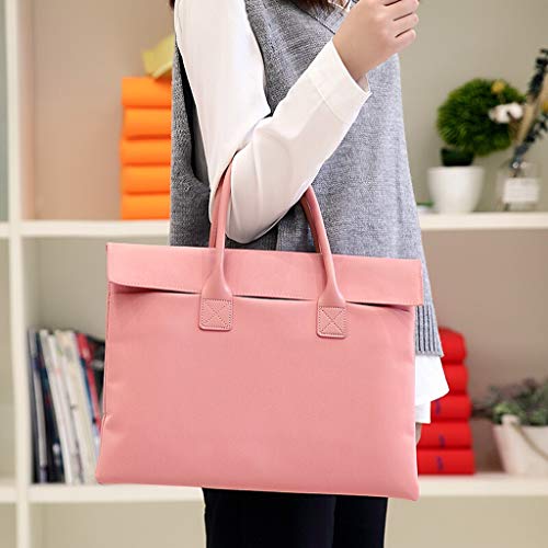 Bolsas para portátiles La bolsa de asas del ordenador portátil for el bolso de las mujeres 14-15.6 pulgadas a prueba de agua portátil de nylon bolso de las mujeres de negocios oficina trabajo bolsa de