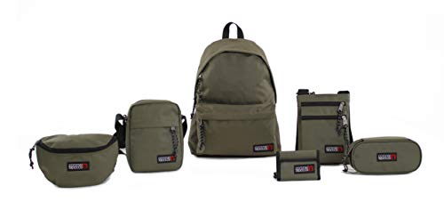 Bolso Bandolera Coronel Tapiocca Urban Hombre 22 cm Caqui