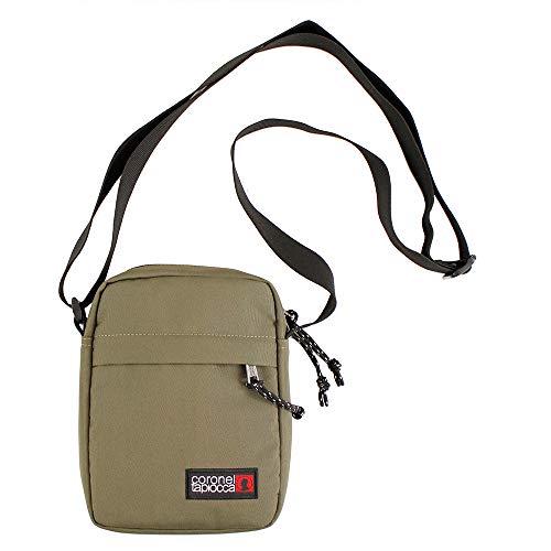 Bolso Bandolera Coronel Tapiocca Urban Hombre 22 cm Caqui