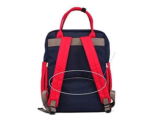 Bolso de hombro, bolso coreano de la momia de la manera, bolso de múltiples funciones de la madre de la capacidad grande, va el morral, bolso del bebé de la madre ( Color : Negro )