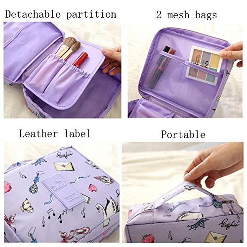 Bolso de mano multifuncional bolso de almacenamiento de señora bolso de almacenamiento de viaje bolso de señora bolso de maquillaje-Smiley amarillo