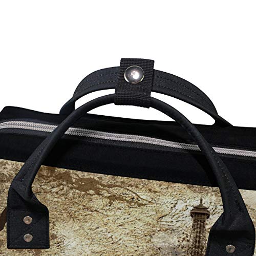 Bolso de Viaje Multifuncional de la Mochila de Las Bolsas de pañales de la Torre Eiffel de París