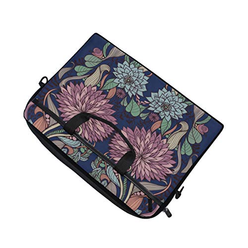 Bolso para computadora portátil Patrón Floral Peonías Hermosas 15-15.4 Pulgadas Funda para computadora portátil, maletín Bolso Bandolera para Hombres Mujeres, Estudiantes universitarios Gente de nego