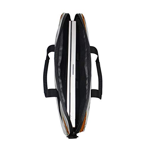 Bolso para portátil Dos Hermosas Flores de Margarita Vista Lateral Estuche para portátil de 15-15.4 Pulgadas, Bolso Bandolera maletín para Hombres Mujeres, Estudiantes universitarios Negocios