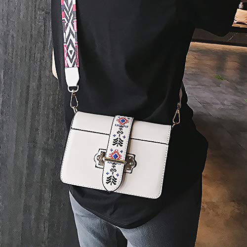 Bolsos Mujer Bandolera Yesmile ❤️ Bolso Cuadrado Pequeño Trend Wild Bolsos De Un Solo Hombro Bolsa Diagonal Femenina Bolsa Salvaje Casual