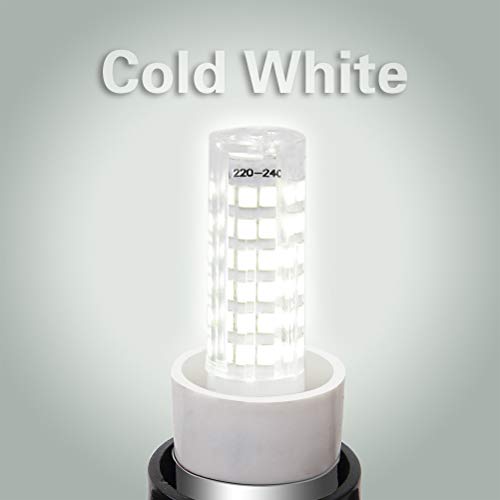 Bombilla campana extractora, ZSZT E14 bombilla LED 7W rosca Edison pequeña (SES) Equivalente 50W, Blanco Frío 6000K, pequeña y potente, 2 unidades