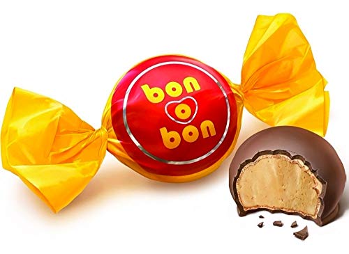 Bombones de Chocolate con Leche y Oblea Rellenos con Crema de Maní, Argentina, box 270g - ARCOR bon-o-bon Original, 270g