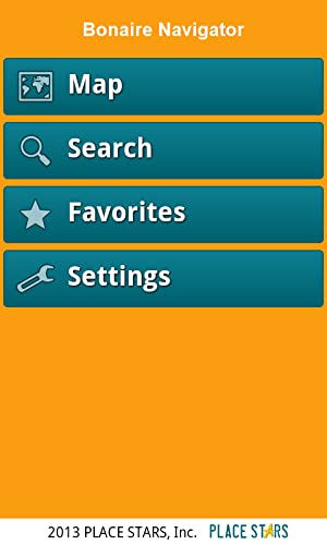 Bonaire GPS Navigator: PLACE STARS