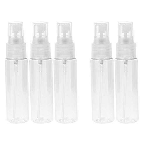 BONHEUR 5pcs 30ml Bomba Botella de Maquillaje líquido del Perfume Distribuidor de muestras Spray - Red, como se Describe (Color : Clear)
