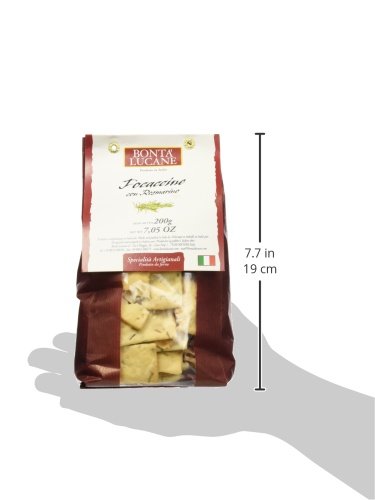 Bonta Lucane - Focaccine al Romero, Galletas Saladas, 200 g