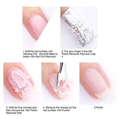 BORN PRETTY Without Lamp Cure Holographic Dipping Powder Natural Dry Nail Art Decoration Manicure 5PCS