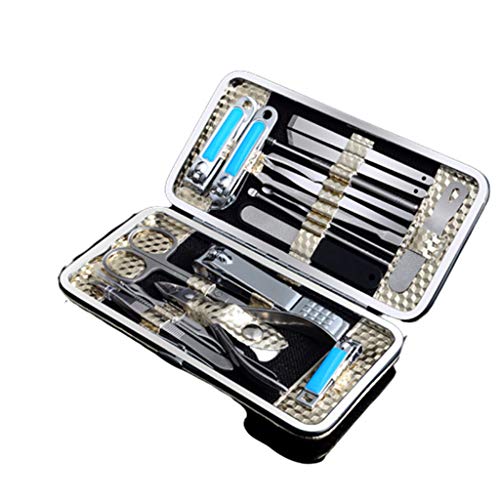 BOROK Cortaúñas Y Uñas,Apertura De Mordazas Sharp Nail Cutter Robusto UV Gel Acrílico Fake Nail Art Tips Cortador De Manicura Clipper Juego De Cuidado De Uñas Parcial Set De Cortaúñas Personal Uña