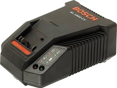 Bosch AL 1860 CV - Cargador rápido de múltiples voltios para baterías, Negro