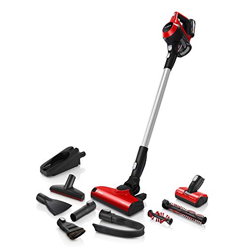 Bosch Unlimited ProAnimal Serie|6 Aspirador sin Cables, 2 Velocidades, Rojo