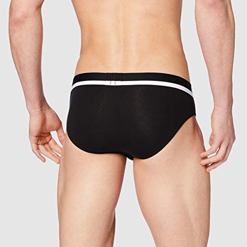 BOSS Brief Motion Bóxer, Negro (Black 001), Small para Hombre