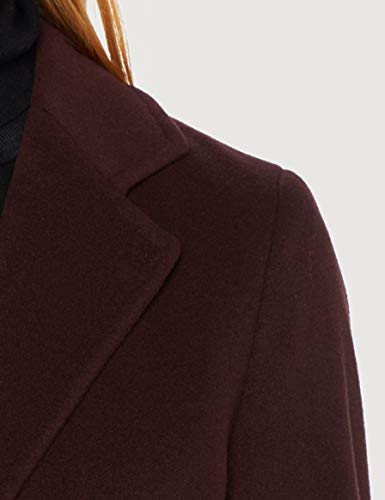 BOSS Ocashmy Abrigo, Rojo (Dark Red 609), 38 (Talla del Fabricante: 36) para Mujer