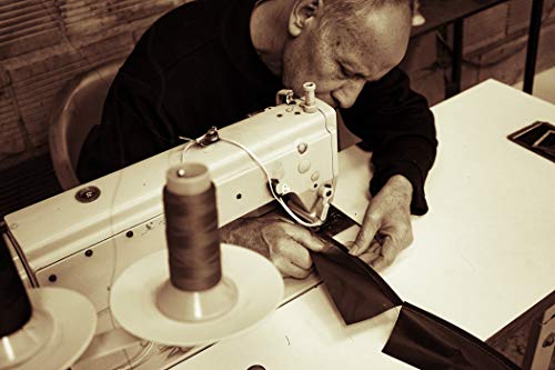 BOSSA NOVA® - Cartera de piel auténtica para hombre, color marrón, con compartimento para monedas, monedero espacioso, pequeño