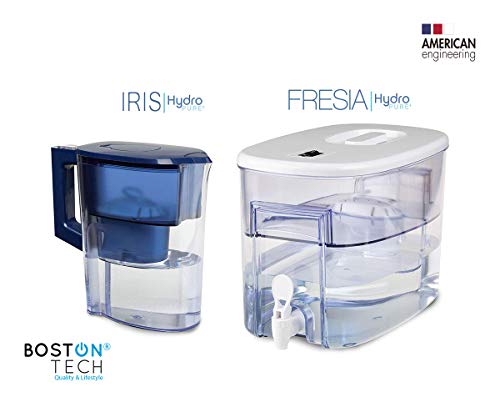 Boston Tech 6 Cartuchos Hydro Pure+, filtros de Agua compatibles con Jarras Brita Maxtra y Maxtra+, Efecto Prolongado (12 Meses, 6 x 60 días Cada Filtro) reducen la Cal y el Cloro. Gran Sabor