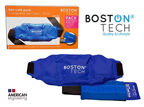 Boston Tech MA-101 Boston Pak - 2 bolsas de gel para frio y calor. Re-utilizables, 1 con cinturón universal ajustable y 1 otra con banda de compresión. Ideal para dolores y lesiones en general