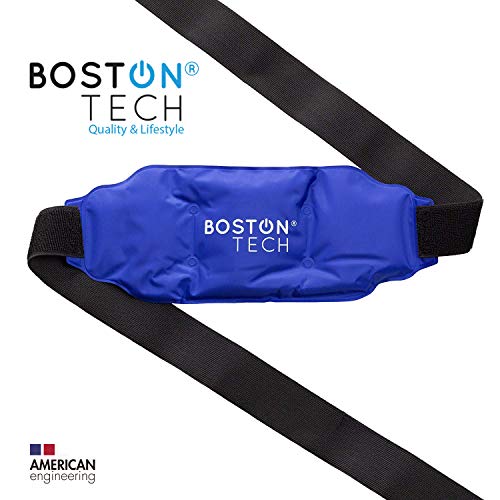 Boston Tech MA-101 Boston Pak - 2 bolsas de gel para frio y calor. Re-utilizables, 1 con cinturón universal ajustable y 1 otra con banda de compresión. Ideal para dolores y lesiones en general