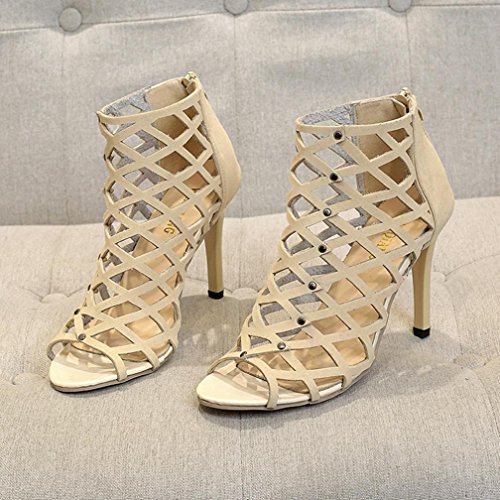 Botas Cortas Botines de Otoño e Invierno Zapatos de Tacón Bajo Mujeres Casual Square Heels Short Botines Slip On Zapatos de Moda Casual Zapatos Retros Vintage Botas