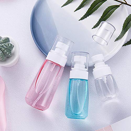 Botella de Spray de Agua de Maquillaje, subenvasado de Perfume de Niebla Fina - Sub-Botella de Muestra cosmética de Viaje aprobada for Equipaje de Mano (Color : Clear, Size : 4.4 * 13.2cm)