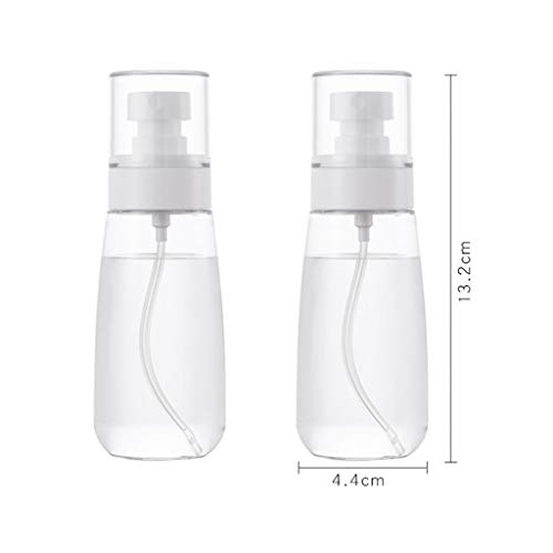 Botella de Spray de Agua de Maquillaje, subenvasado de Perfume de Niebla Fina - Sub-Botella de Muestra cosmética de Viaje aprobada for Equipaje de Mano (Color : Clear, Size : 4.4 * 13.2cm)