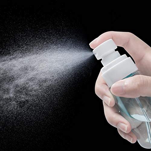 Botella de Spray de Agua de Maquillaje, subenvasado de Perfume de Niebla Fina - Sub-Botella de Muestra cosmética de Viaje aprobada for Equipaje de Mano (Color : Clear, Size : 4.4 * 13.2cm)