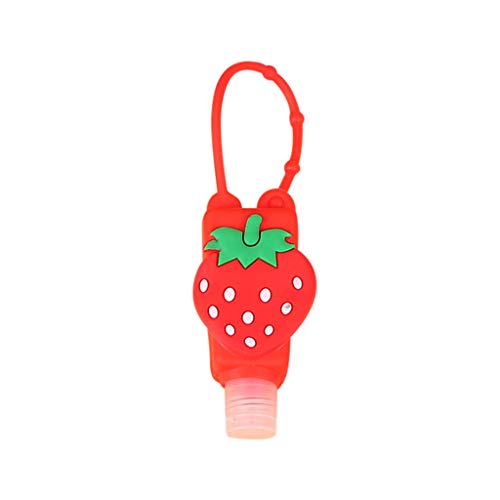 Botellas de Viaje Portátiles para niños, 30ml Contenedor Desinfectante de Manos a Prueba de Fugas Rellenable Botellas Vacía para Jabón Líquido Champús Lociones (B)