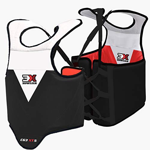 Boxeo Protección De Cuerpo Krav Maga MMA Vientre para Pecho Peto de Entrenamiento Protector Taekwondo niños y niñas (CE Certificado Aprobado)