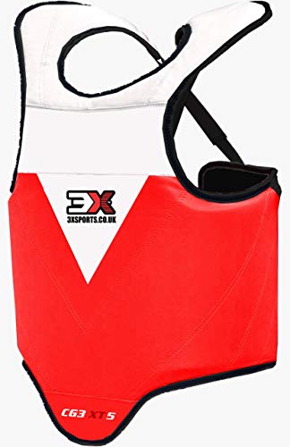 Boxeo Protección De Cuerpo Krav Maga MMA Vientre para Pecho Peto de Entrenamiento Protector Taekwondo niños y niñas (CE Certificado Aprobado)