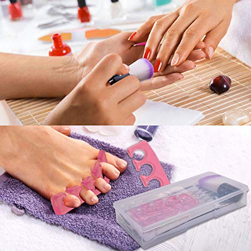 BQTQ 28 Piezas Pinceles Uñas Acrilico Gel Plumas de Arte de Uñas Separador de Uñas para Diseño de Uñas