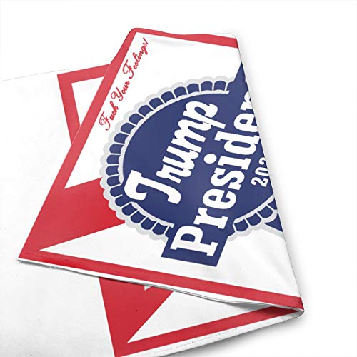 BRASMdiy Trump 2020 - Blue Ribbon Beer - F*CK Your Feelings Outdoor Flag Garden Flag Double-Sided Courtyard Outdoor Decorative