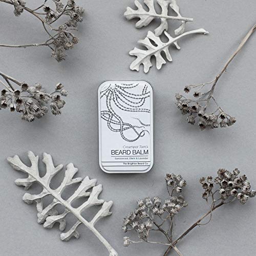 Brighton Beard Company Creampot Tom's Sandalwood, Elemi, Lavender with Cinnamon & Grapefruit, Handmade Balm Conditions & Repairs Beard, Light Shine 40ml