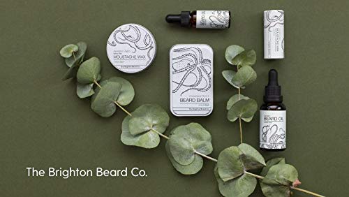 Brighton Beard Company Creampot Tom's Sandalwood, Elemi, Lavender with Cinnamon & Grapefruit, Handmade Balm Conditions & Repairs Beard, Light Shine 40ml