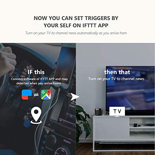 Broadlink - RM4 Mini - Mando a Distancia Universal de Audio y vídeo por Infrarrojos, Hub Remoto Wi-Fi para hogares Inteligentes, Compatible con Alexa (RM4 Mini)