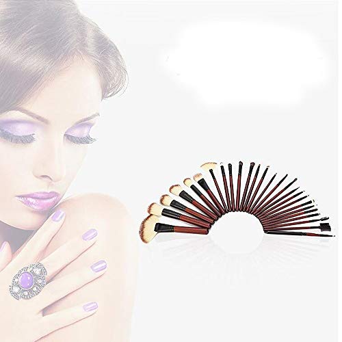 Brochas De Maquillaje 26 Piezas De Brochas Profesionales Para Maquillaje Kit Pala Pinceles CosméTicos Profesional Compone Fibra SintéTica Para Polvos Crema